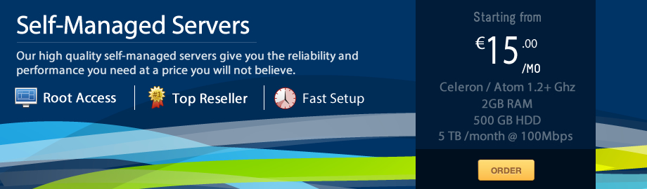 Self Managed Dedicated Servers